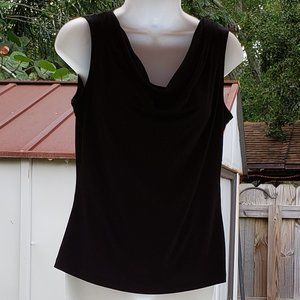 Calvin Klein Cowl Neck Black Top